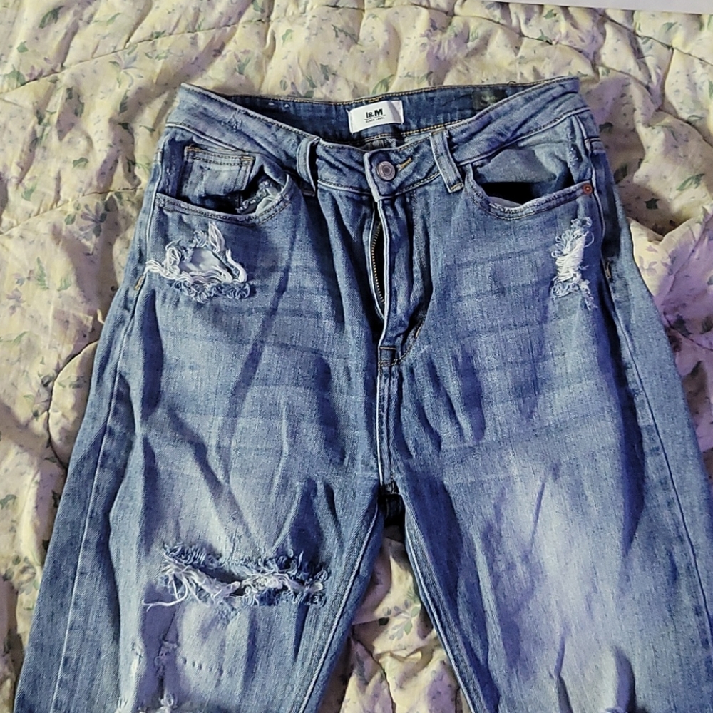 L&M black label mom jeans size 7